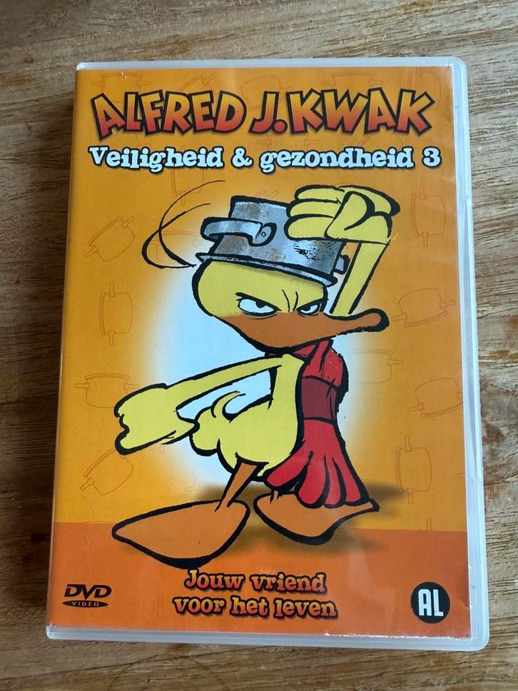 Alfred J. Kwak - Veiligheid & Gezondheid 3 DVD origineel, Cd's en Dvd's, Dvd's | Tekenfilms en Animatie, Gebruikt, Alle leeftijden
