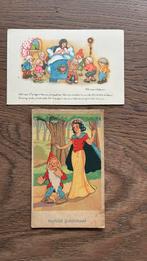 Sneeuwwitje. 2 kaarten., Ophalen of Verzenden, Voor 1920, Overige thema's