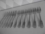 12 st vintage RVS visbestek 6 vork 6 vismes France 1965 p st, Antiek en Kunst, Ophalen of Verzenden