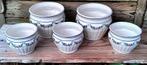 5x Antieke Jardinière Bloempot Per stuk of 1Koop - zie Omsch, Rond, Ophalen of Verzenden, Aardewerk, Binnen