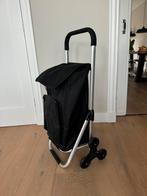 Boodschappen trolley, Sieraden, Tassen en Uiterlijk, Tassen | Reistassen en Weekendtassen, Wieltjes, 30 cm of meer, Zwart, Ophalen of Verzenden