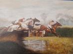 Steeplechase Jan Koekoek, Antiek en Kunst, Kunst | Schilderijen | Klassiek, Ophalen of Verzenden
