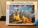 Ravensburger 1000. Zuid-Tirol kerk. 3+1 gratis, Ophalen of Verzenden, 500 t/m 1500 stukjes, Zo goed als nieuw, Legpuzzel