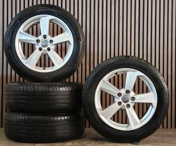 Nette 17" Orig AUDI Q2 velgen+GOEDE Banden 5x112 Ateca T-roc, Auto-onderdelen, Banden en Velgen, Ophalen, Audi, Banden en Velgen