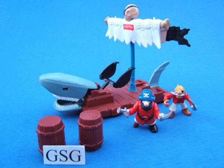 Piratenvlot met katapult nr. 7044-02, Kinderen en Baby's, Speelgoed | Fisher-Price, Zo goed als nieuw, Speelset, Ophalen