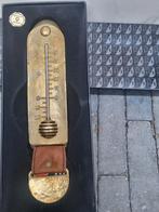 Oude messing thermometer met wapen van 2 Berlijnse beren?, Antiek en Kunst, Ophalen of Verzenden