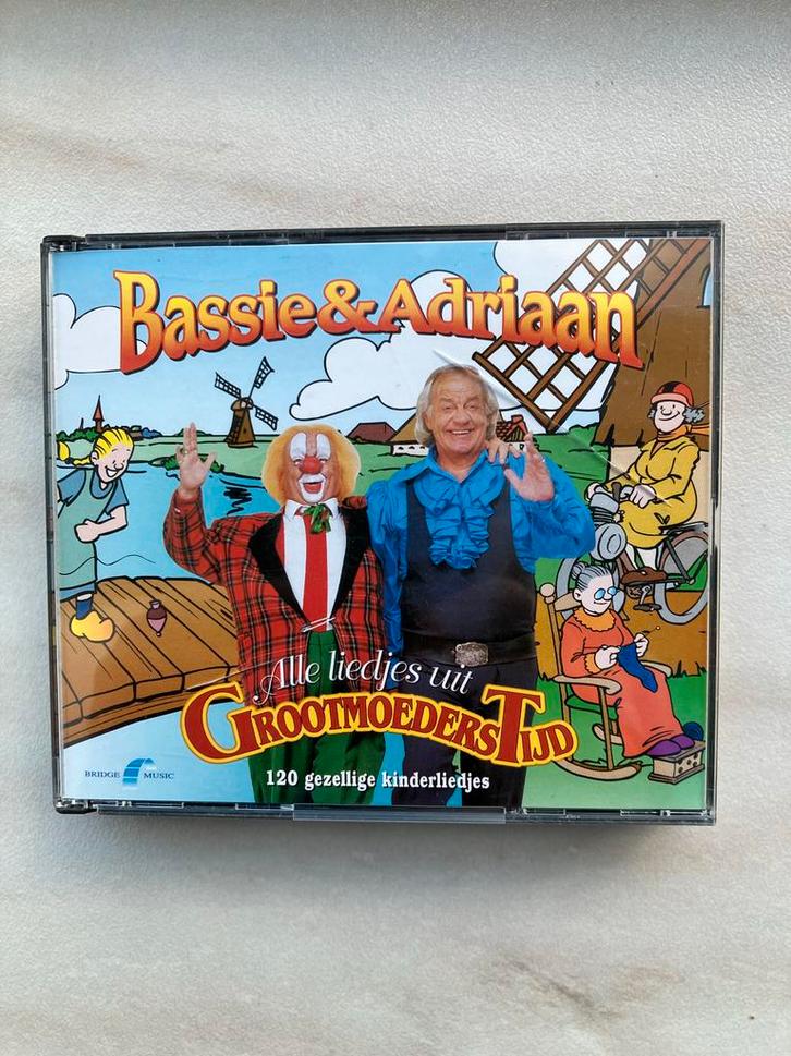 Cd Bassie en Adriaan - Liedjes uit Grootmoeders Tijd, Cd's en Dvd's, Cd's | Kinderen en Jeugd, Zo goed als nieuw, Muziek, Tot 2 jaar