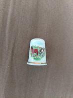 Fine bone China vingerhoedje ‘’Paard en wagen’’, Verzamelen, Ophalen of Verzenden, Zo goed als nieuw