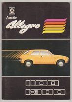 instructieboekje Austin Allegro 1100 & 1300, Ophalen of Verzenden