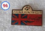 Pin Coca-Cola Italia 90, Verzenden, Gebruikt, Overige onderwerpen