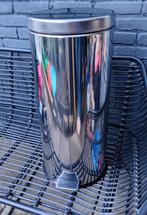 NIEUW in verpakking Brabantia RVS prullenbak pedaalemmer 30L, Ophalen, Met pedaal, 50 tot 75 cm, Nieuw