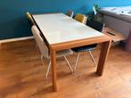 Hülsta eettafel - mooi design, Huis en Inrichting, Tafels | Eettafels, Ophalen, Gebruikt, Glas, 200 cm of meer