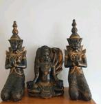 set houten boeddha's  , boeddhabeelden  nooit eerder gezien!, Ophalen, Zo goed als nieuw