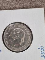 1 Gulden 1965 - Koningin Juliana, 1 gulden, Koningin Juliana, Zilver, Ophalen of Verzenden