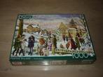 Puzzel Falcon FESTIVE VILLAGE 1000 st. NIEUW !, Ophalen of Verzenden, 500 t/m 1500 stukjes, Nieuw, Legpuzzel