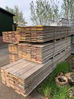 Gebruikt steigerhout lengte 5-4-3-2,5 en 2 meter, Doe-het-zelf en Verbouw, Hout en Planken, Ophalen, Gebruikt, 25 tot 50 mm, Plank