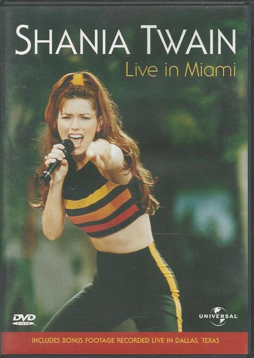 Shania Twain - Live in Miami, Cd's en Dvd's, Dvd's | Muziek en Concerten, Nieuw in verpakking, Muziek en Concerten, Alle leeftijden