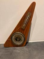 Barometer met temperatuur atomic jaren 50 - vintage, Ophalen of Verzenden, Zo goed als nieuw