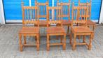 sierlijke eiken stoelen, Ophalen, Gebruikt, Bruin, Sierlijk bewerkt