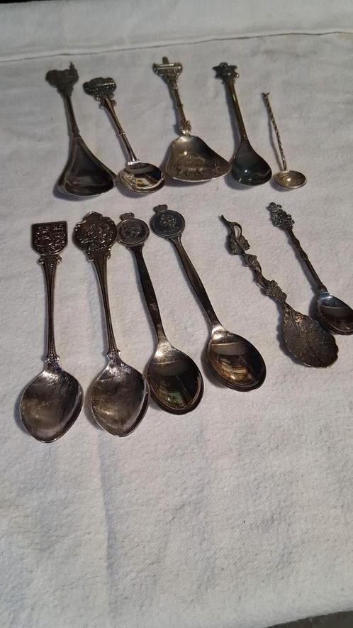 Zilveren Koningshuis Lepels - 10 stuks, Antiek en Kunst, Antiek | Goud en Zilver, Zilver, Ophalen of Verzenden