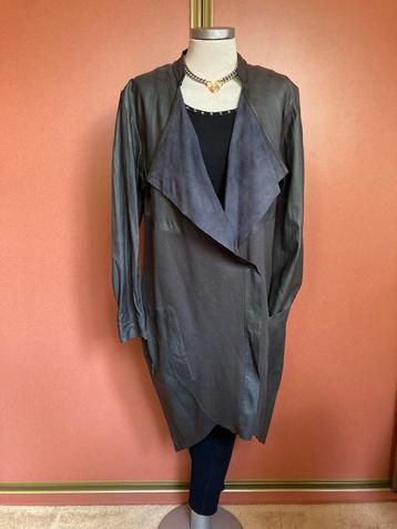 Nieuw Nör denmark jas lamsleer/jersey taupe 5 42/44 😍❤️👌 beschikbaar voor biedingen