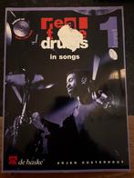 Real Drums in Songs - Level 1 (met CD), Gebruikt, Overige genres, Drums of Percussie, Les of Cursus