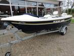 Vis- en Consoleboot Texas 440 incl. trailer, Watersport en Boten, Benzine, Buitenboordmotor, Polyester, Gebruikt