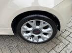Fiat 500 C 0.9 TwinAir Turbo 500S Cabrio *climate *16 inch, Parkeersensor, Gebruikt, Zwart, Leder en Stof