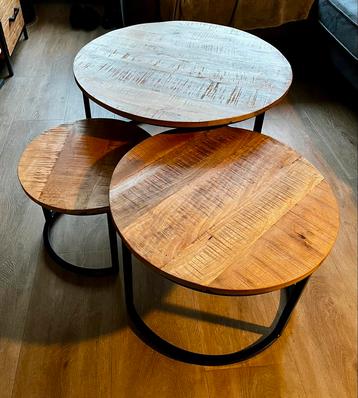 Salontafel set van 3 - Multifunctionele set in goede staat beschikbaar voor biedingen