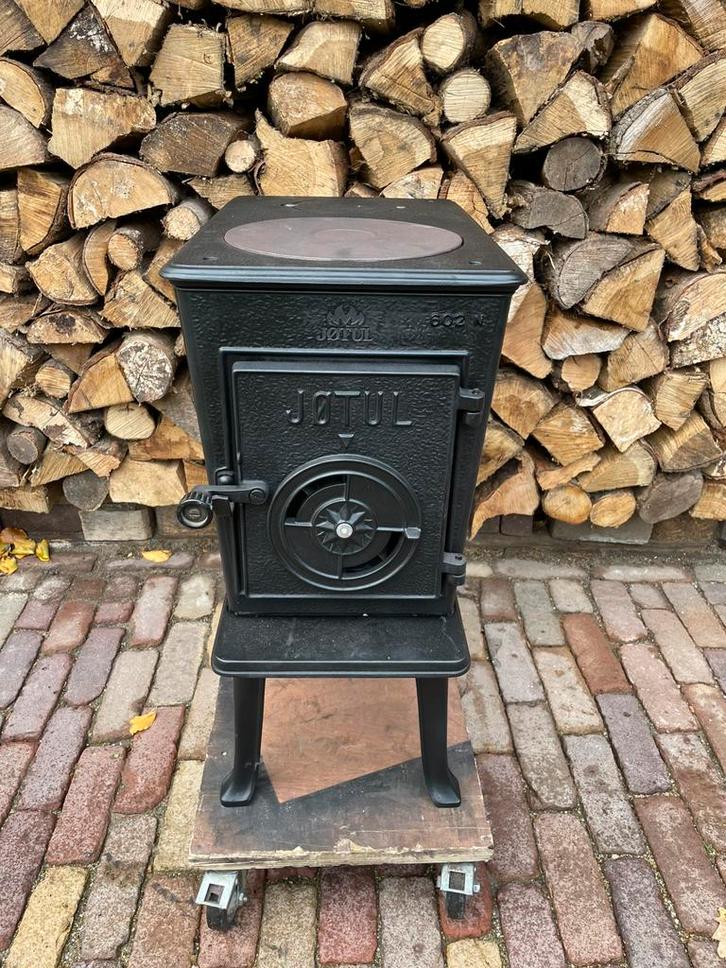 Jotul 602N CB houtkachel gietijzer, Huis en Inrichting, Kachels, Zo goed als nieuw, Vrijstaand, Houtkachel, Hout, Ophalen of Verzenden