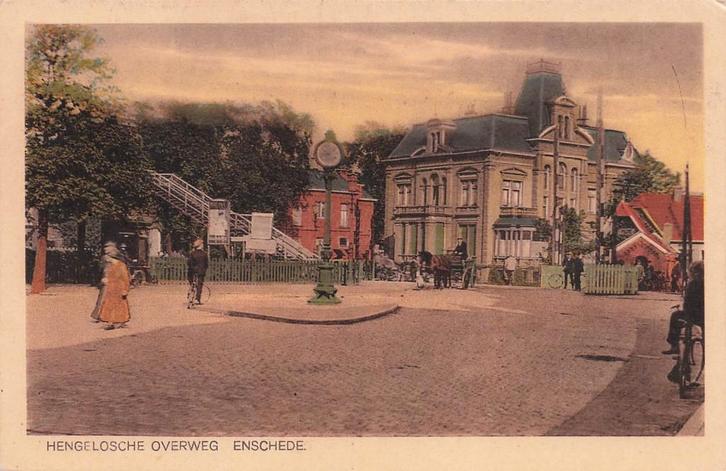 JM564 Enschede Hengeloscheweg 1922, Verzamelen, Ansichtkaarten | Nederland, Gelopen, Overijssel, 1920 tot 1940, Verzenden