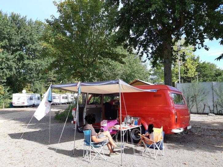 Camper Ford Transit, Auto's, Ford, Particulier, Transit, Trekhaak, Benzine, Euro 1, Overige carrosserieën, Handgeschakeld, Rood