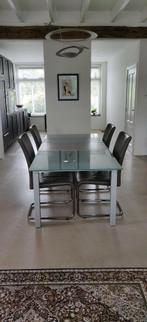 Eetkamerstoelen Hülsta 4 st. kleur taupe, Ophalen of Verzenden