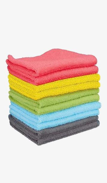 10x Microvezel schoonmaakdoekjes 40x40 beschikbaar voor biedingen