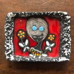 Vintage Italiaanse keramische tegel, Antiek en Kunst, Ophalen of Verzenden