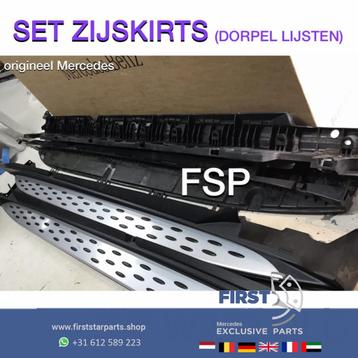 W253 X253 GLC AMG ZIJSKIRT SET DORPEL LIJSTEN Mercedes SIDE 