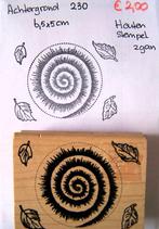 Achtergrond 230 Houten stempel, Hobby en Vrije tijd, Stempelen, Ophalen of Verzenden, Gebruikt, Houten stempel