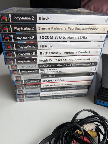 PS2 Phat Console + Spellen beschikbaar voor biedingen