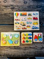 Houten puzzel speelgoed diverse soorten, Gebruikt, 10 tot 50 stukjes, Ophalen of Verzenden, Van hout