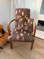 Vintage stoel met hondenprint, Ophalen