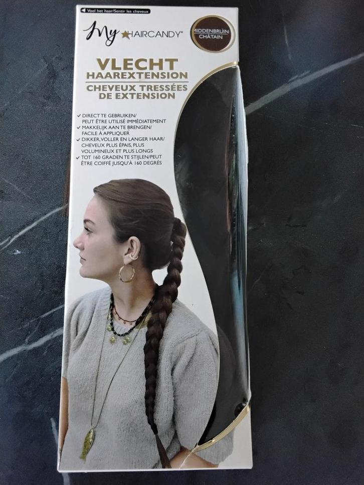 Nieuwe Vlecht Haarextension Middenbruin, Sieraden, Tassen en Uiterlijk, Uiterlijk | Haarverzorging, Nieuw, Pruik of Haarverlenging