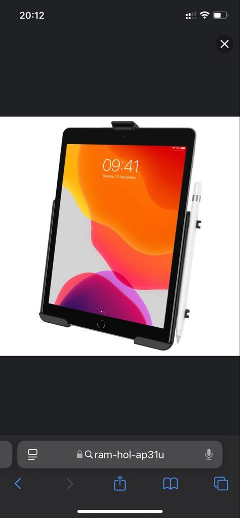iPad Houder RAM-HOL-AP31U, Computers en Software, Tablet-hoezen, Nieuw, Overige typen, 10 inch, Ophalen of Verzenden