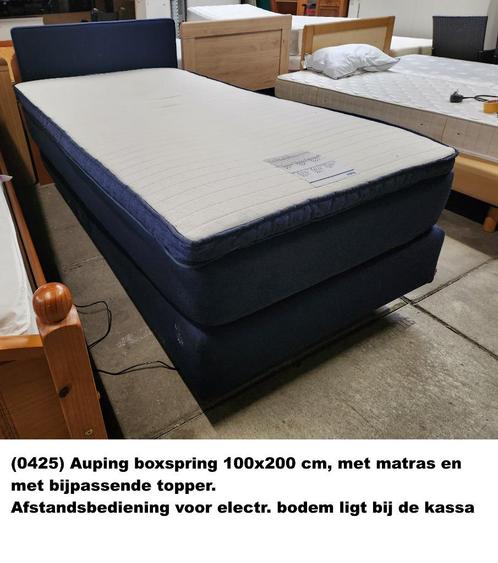 Keuze uit diverse boxspringbedden, zie beschrijving. #auping, Huis en Inrichting, Slaapkamer | Boxsprings, Gebruikt, 90 cm, 200 cm