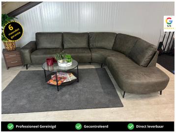 GRATIS LEVERING Organische Hoekbank 300x245 GEREINIGD beschikbaar voor biedingen