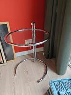 Eileen Grey Bijzettafel - Verstelbaar & Stijlvol, Huis en Inrichting, 45 tot 60 cm, Minder dan 55 cm, Gebruikt, Rond