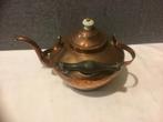 Antie ketel met porseleinen dop, Antiek en Kunst, Antiek | Koper en Brons, Ophalen of Verzenden