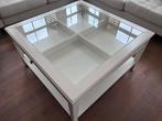 Witte Salontafel IKEA LIATORP, Huis en Inrichting, Tafels | Salontafels, Ophalen, Gebruikt, 100 tot 150 cm, Vierkant