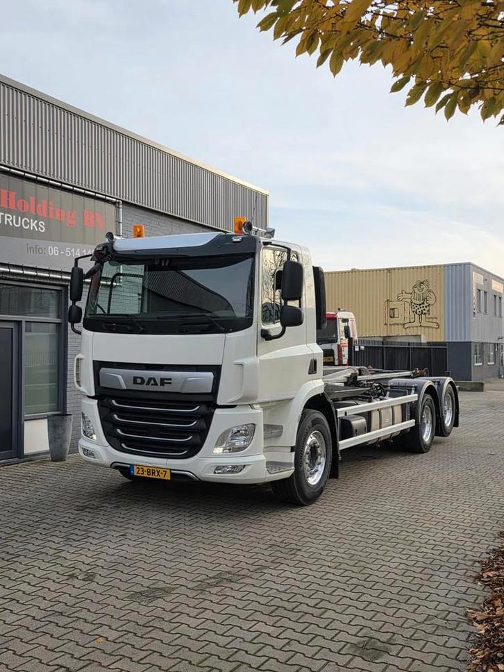 DAF CF 450 6X2 steel/air Haakarmsysteem 21 tons wheelbase 4., Auto's, Vrachtwagens, Particulier, Te koop, ABS, Adaptive Cruise Control
