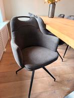 6 eettafel stoelen, Ophalen, Gebruikt, Vijf, Zes of meer stoelen, Stoere kuipstoel met leuningen.