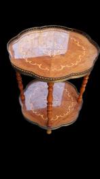 Prachtig Italiaans bijzet tafeltje met ingelegd hout, Ophalen